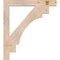 Ekena Millwork Merced Block Smooth Bracket, Douglas Fir, 3 1/2"W x 32"D x 36"H BKT04X32X36MRC05SDF - alternate 2